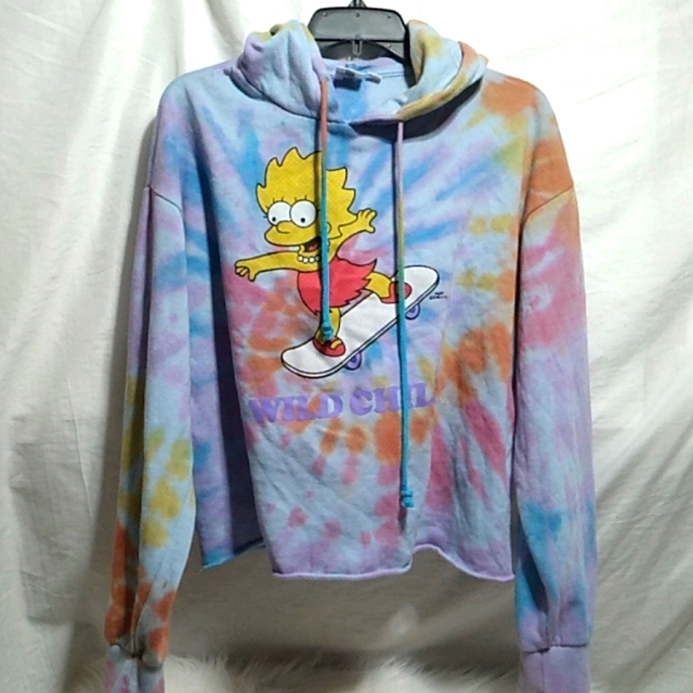 (X-51) SALE! The Simpsons Hoodie Sz.L Good Condition
